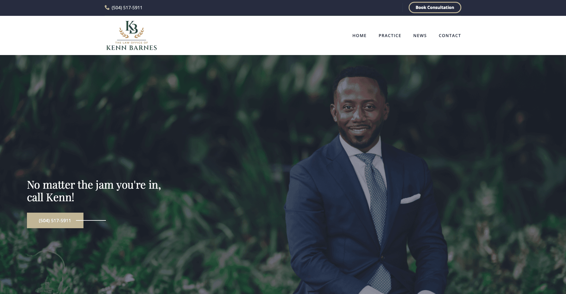 KENN BARNES LAW screenshot 1