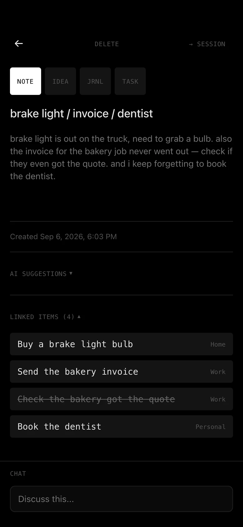PARLEY homepage on mobile